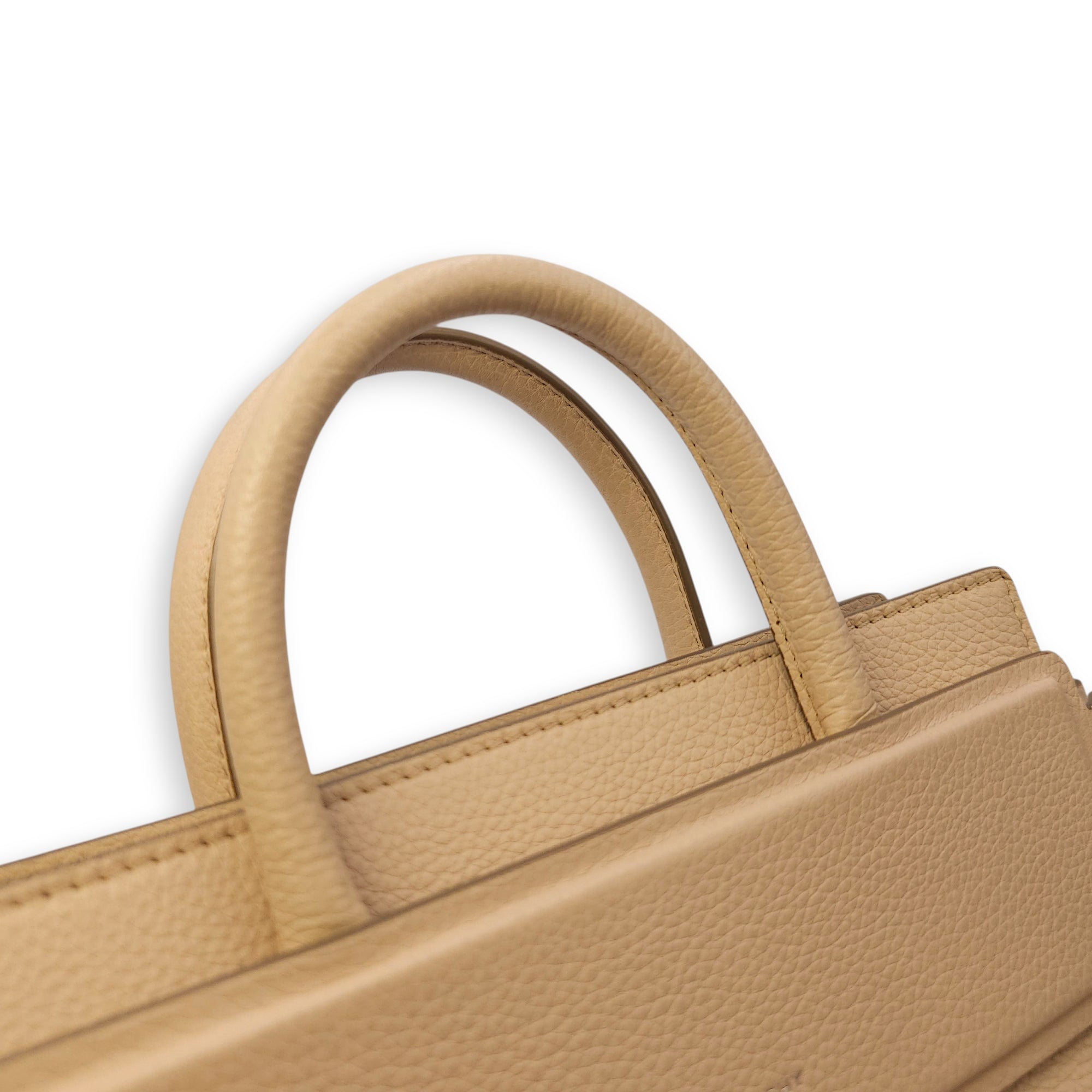 Horizon Tote Mini Beige Crossbody Bag in Calfskin Silver hardware CL2602-19439 9