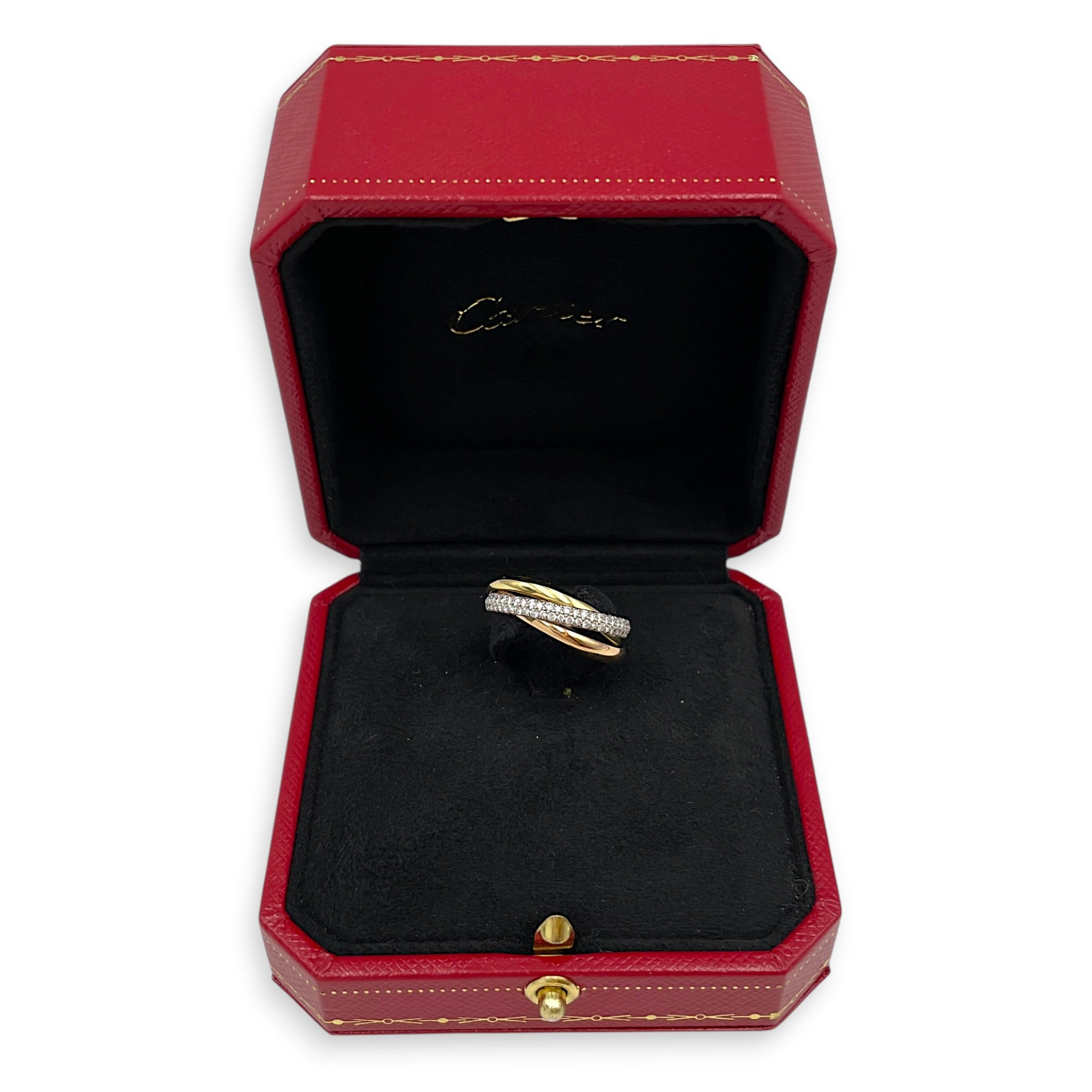 Trinity, Small Model 52 Ring in White Gold, Rose Gold, Yellow Gold Hardware CL2602-19450 3