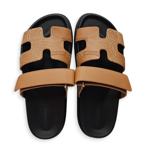 Chypre Sandal. Sz:37 Naturel Sandals in Calfskin
