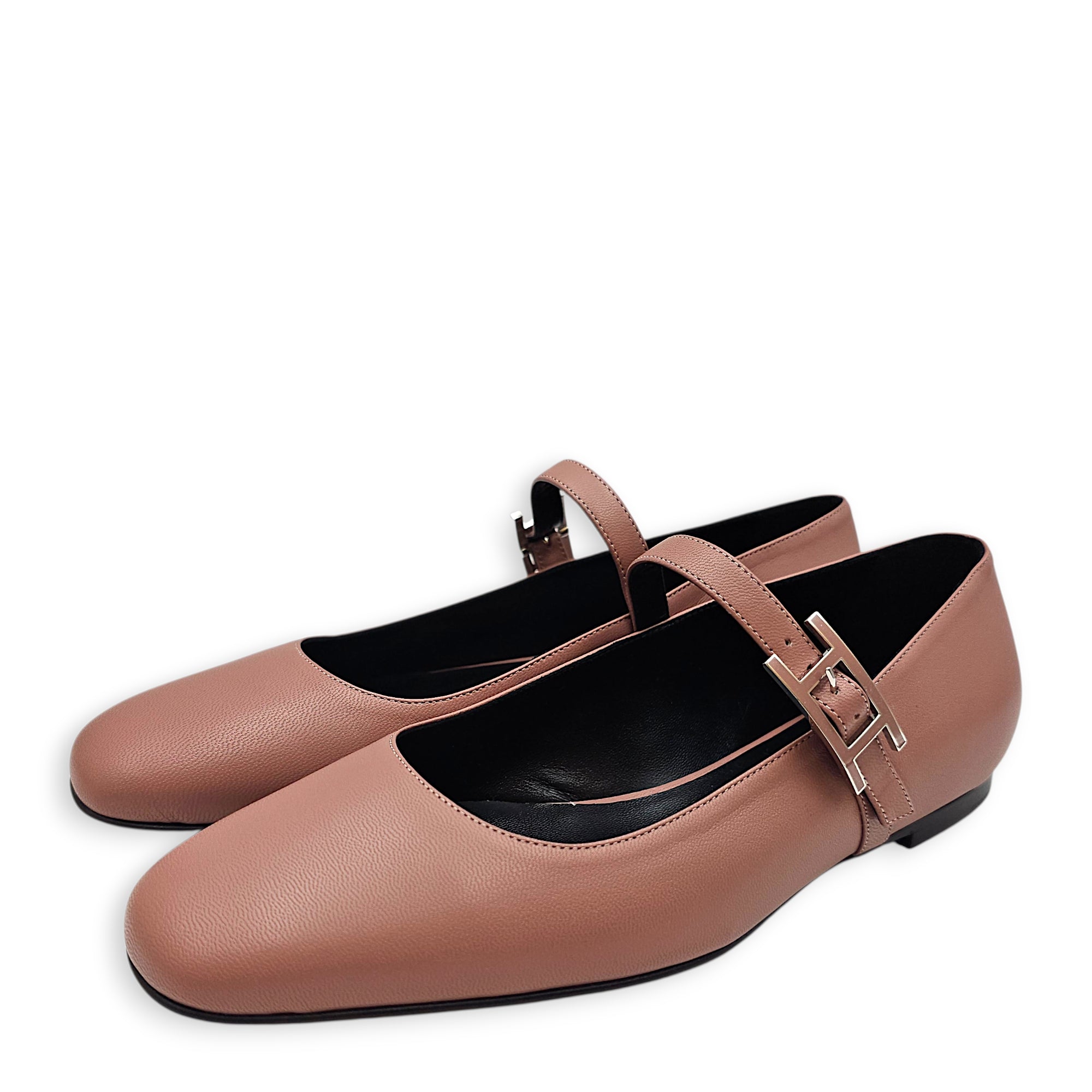 Jane 37 Rose Antique Ballet Flats in Chevre CL2602-19472 3