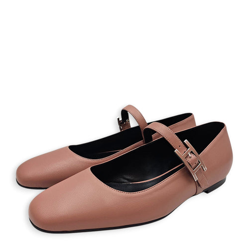Jane 37 Rose Antique Ballet Flats in Chevre CL2602-19472 3