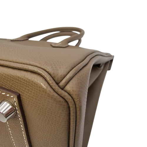 Birkin 30 Etoupe in Epsom Palladium hardware CL2602-19475 10