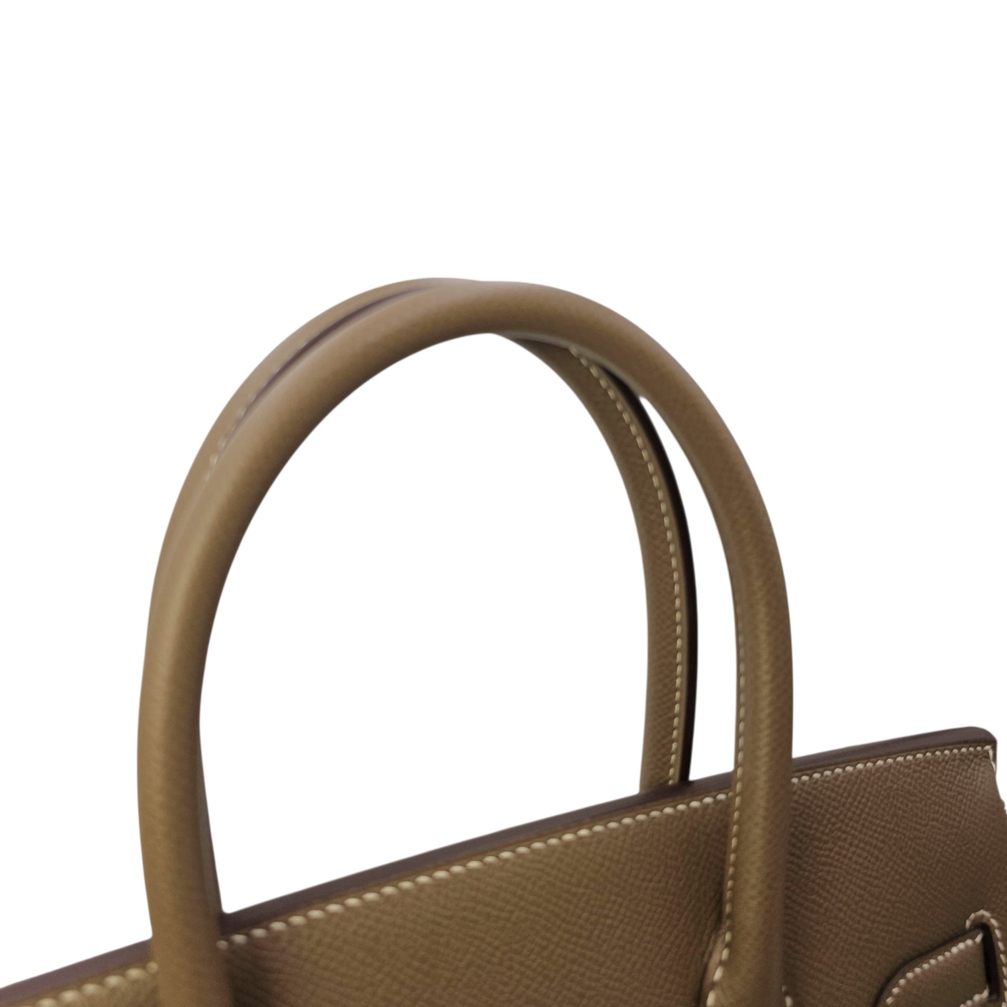 Birkin 30 Etoupe in Epsom Palladium hardware CL2602-19475 9