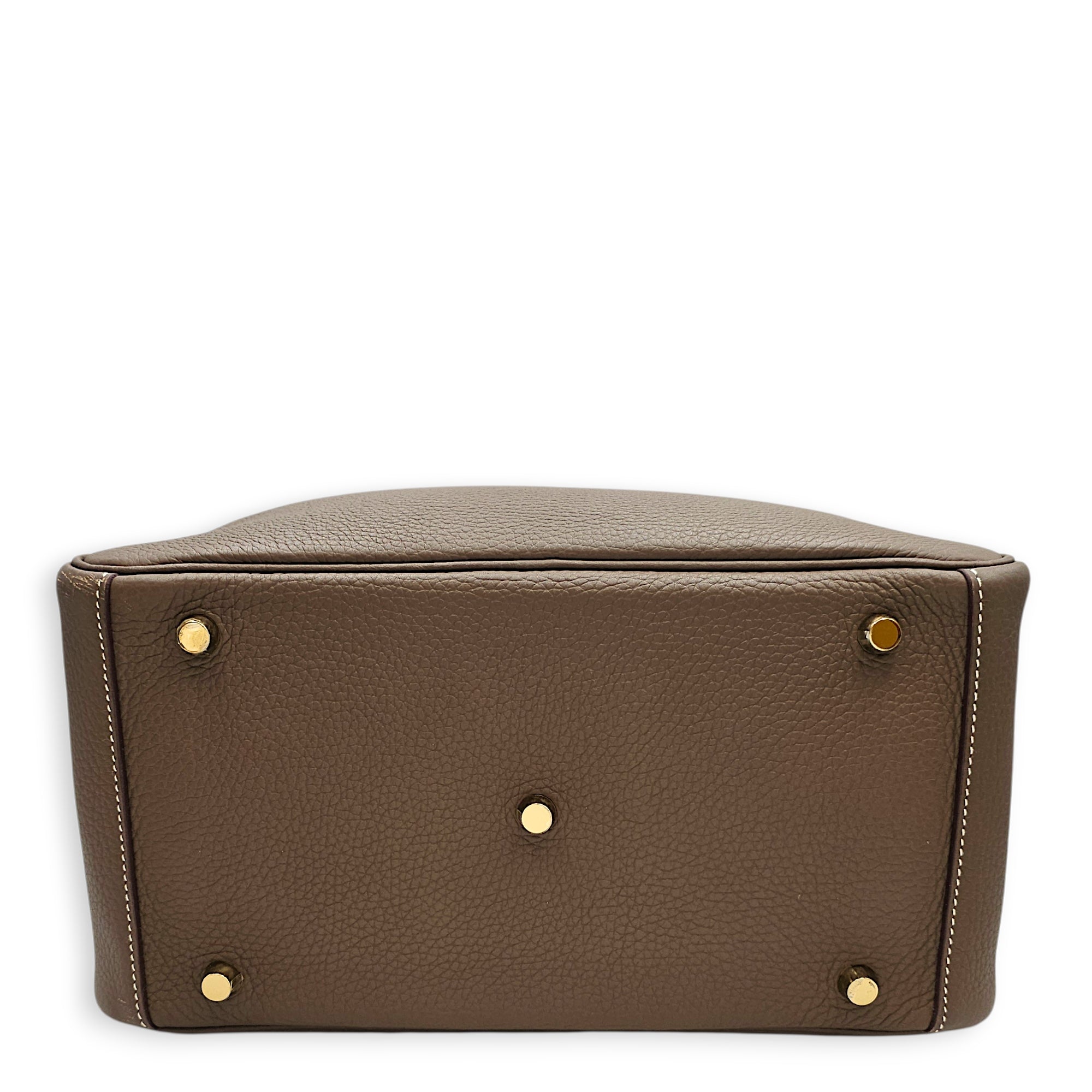 Lindy 30 Etoupe in Clemence Gold hardware CL2602-19477 5