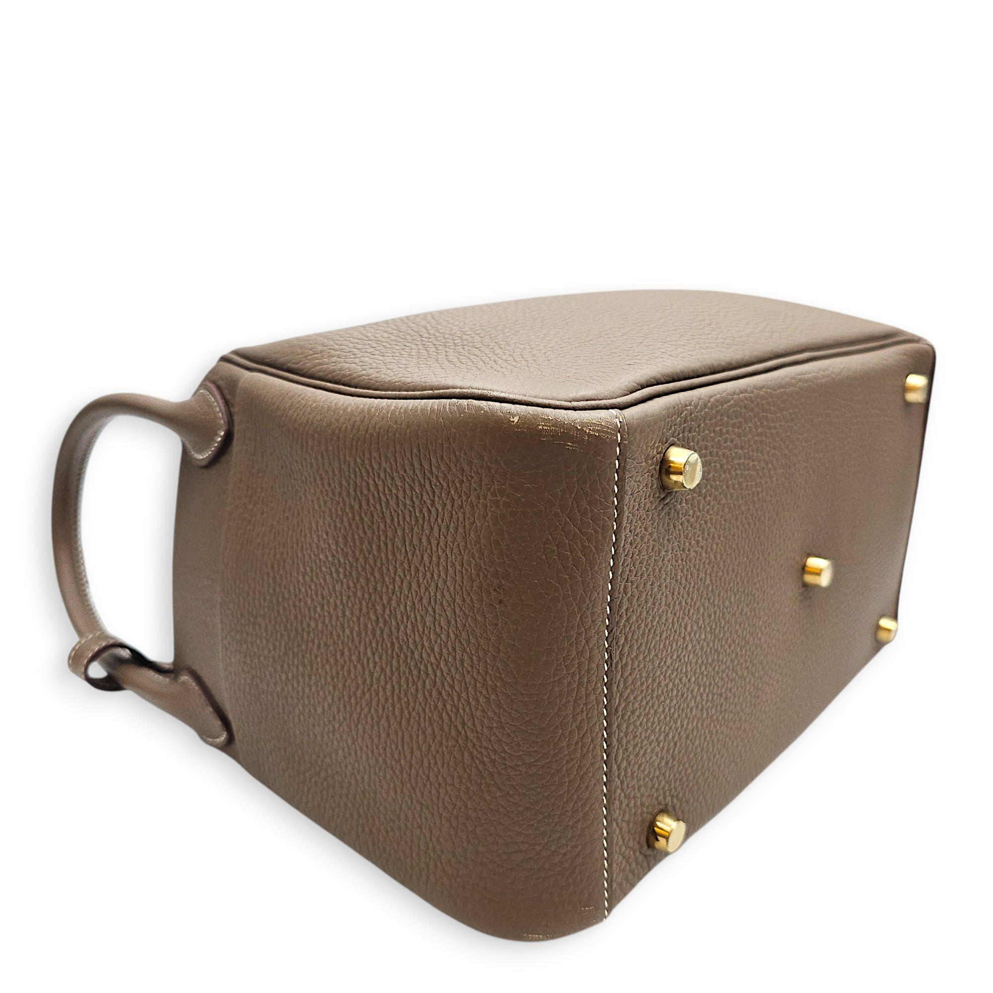 Lindy 30 Etoupe in Clemence Gold hardware CL2602-19477 7