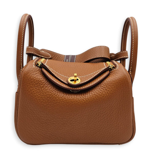 Lindy II Mini Gold in Clemence Gold hardware CL2602-19478 1