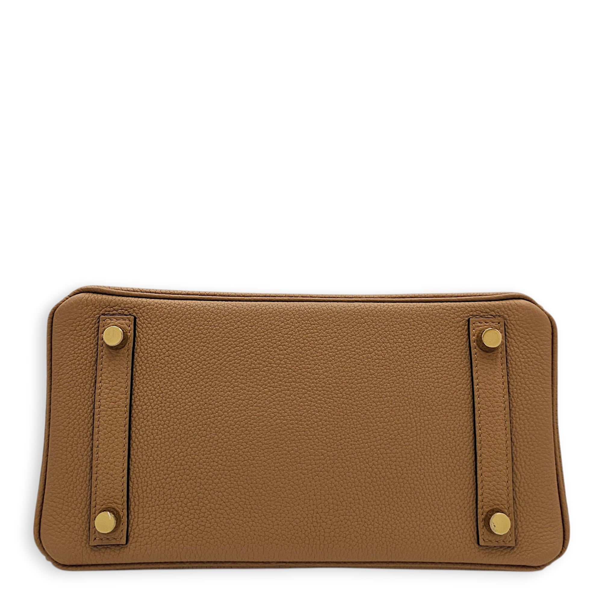 Birkin Touch 25 Chai in Togo/Matte Alligator Permabrass hardware CL2602-19509 5