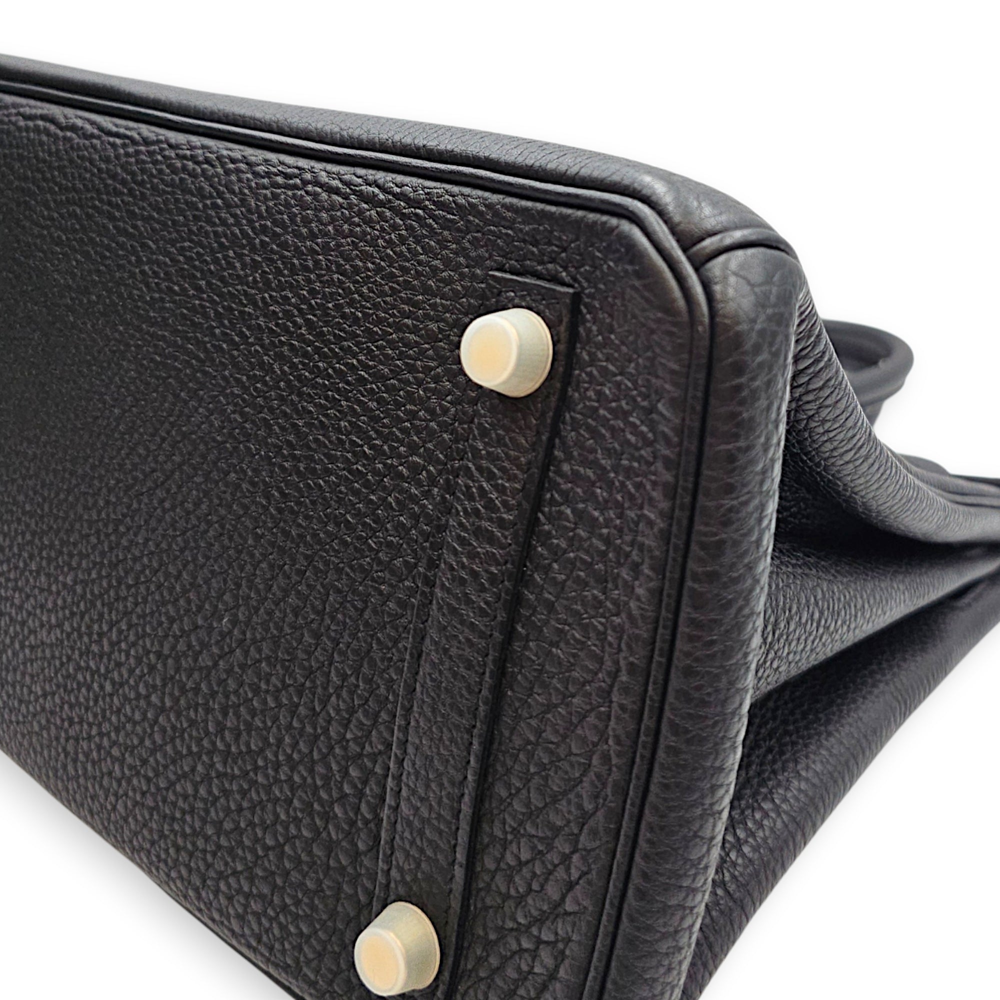 Birkin 30 Black in Togo Gold hardware