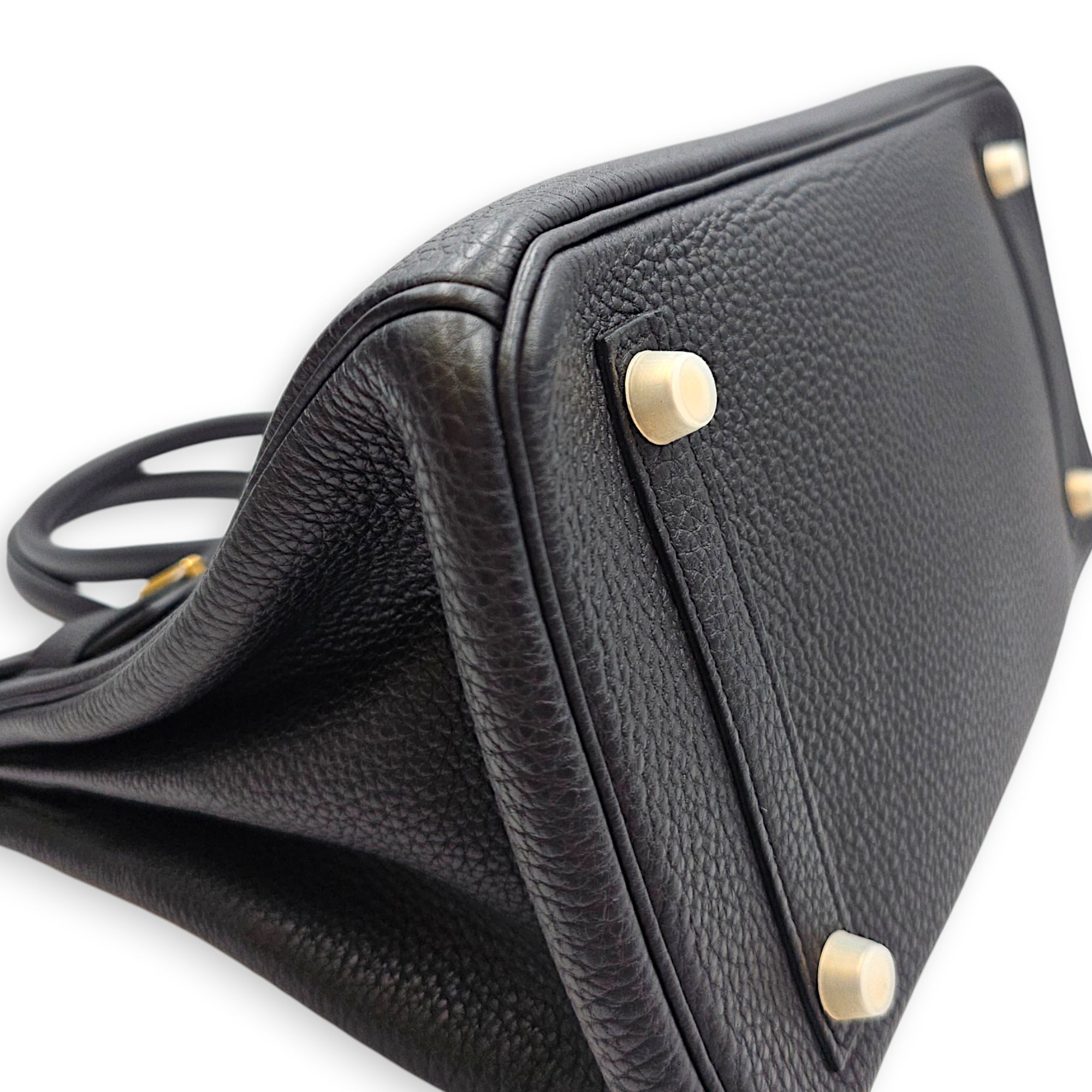Birkin 30 Black in Togo Gold hardware