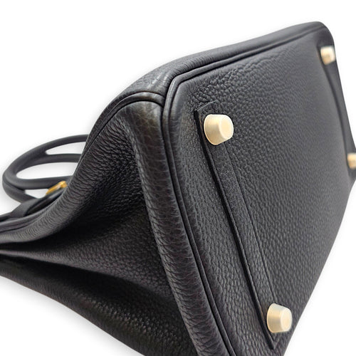 Birkin 30 Black in Togo Gold hardware