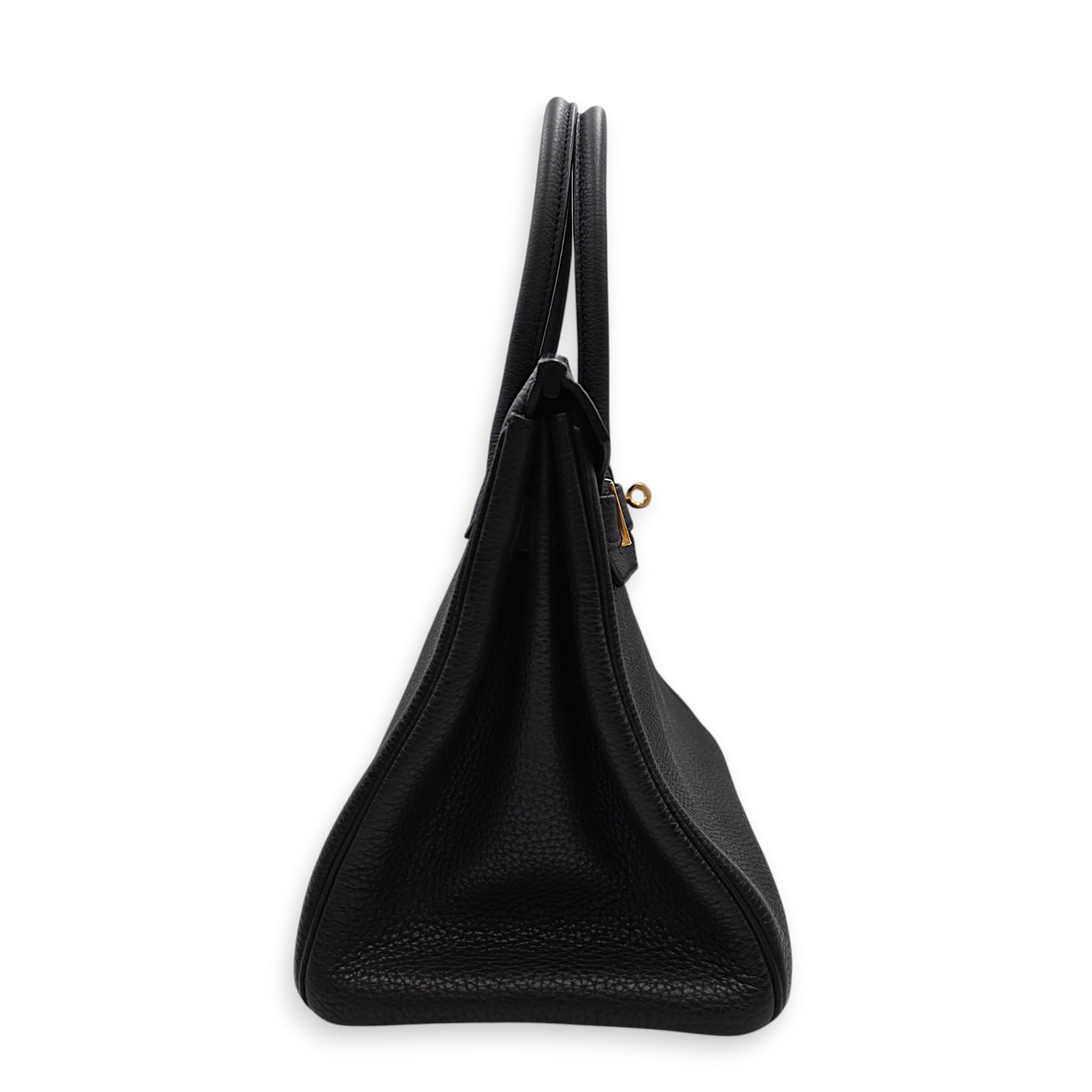 Birkin 30 Black in Togo Gold hardware