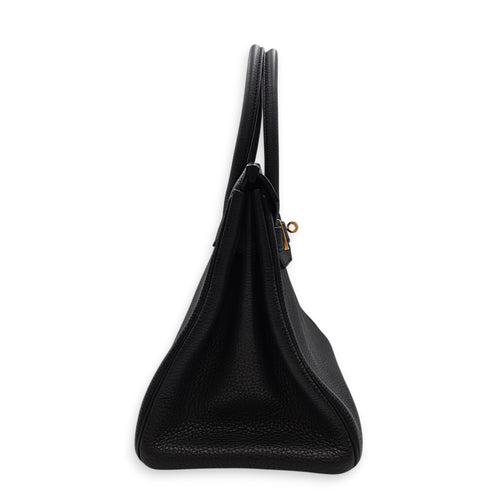Birkin 30 Black in Togo Gold hardware