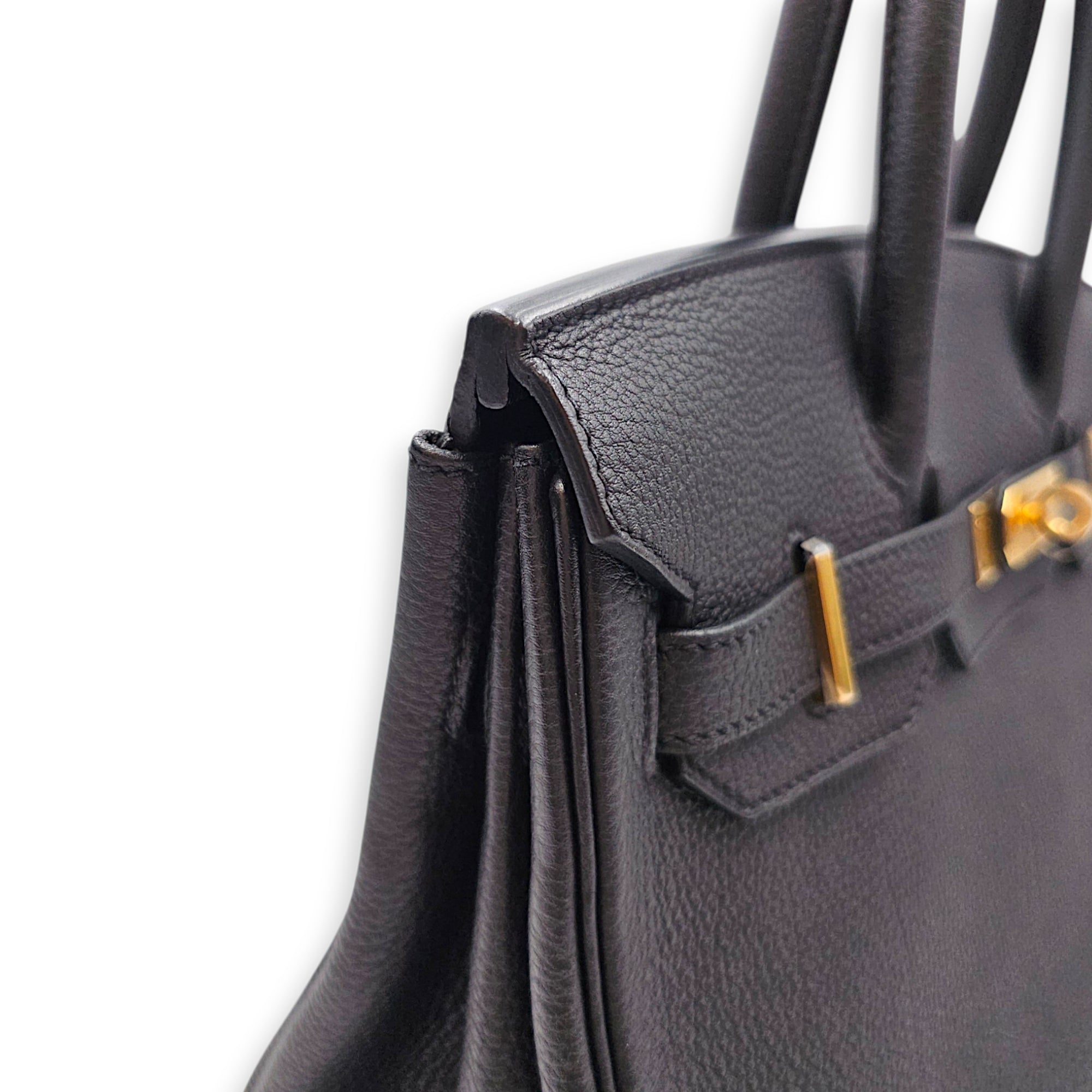Birkin 30 Black in Togo Gold hardware