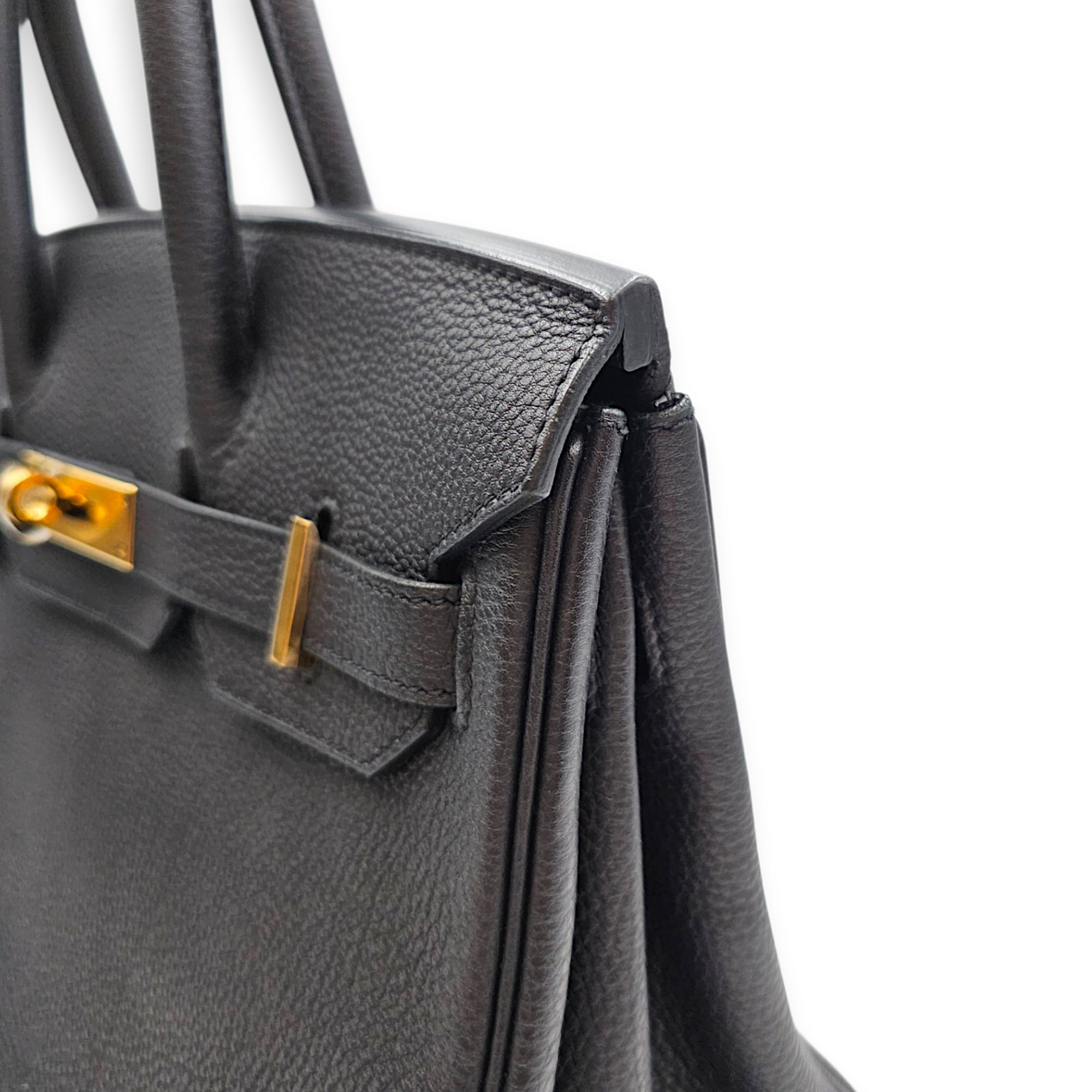 Birkin 30 Black in Togo Gold hardware