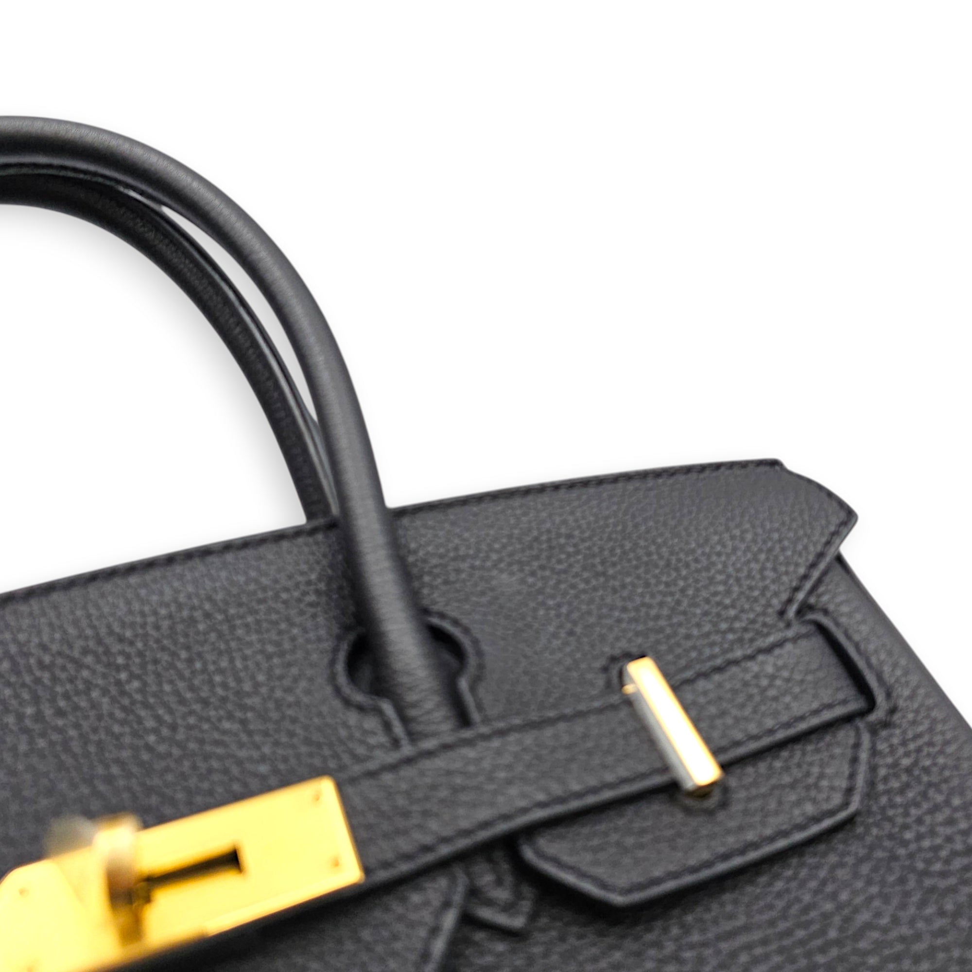 Birkin 30 Black in Togo Gold hardware