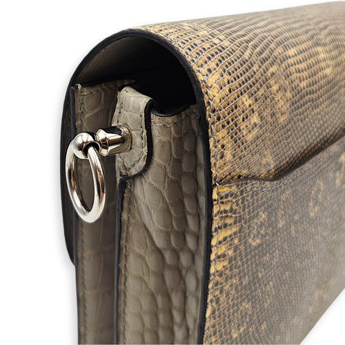 Roulis Touch Mini Ombre/Gris Perle in Lizard/Matte Alliagator Palladium hardware CL2602-19512 8