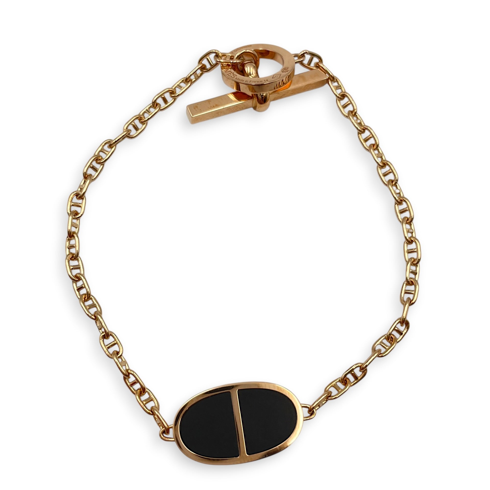 Chaine d'ancre Verso 14 Bracelet in Rose Gold Hardware CL2602-19544 2