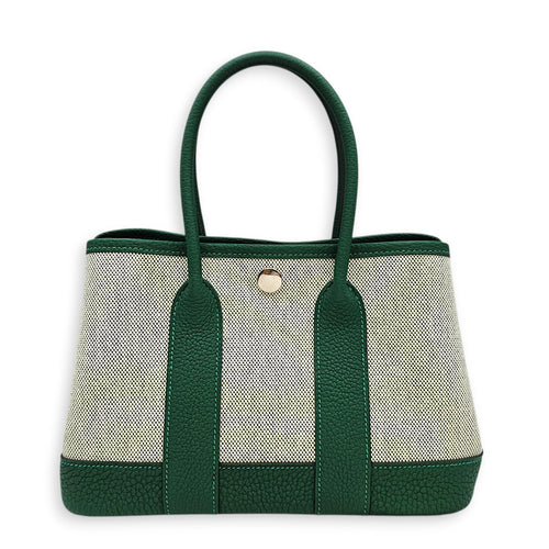 Neo Garden 23 Vert Moyen/Ecru-Vert in Toile/Negonda CL2602-19550 2