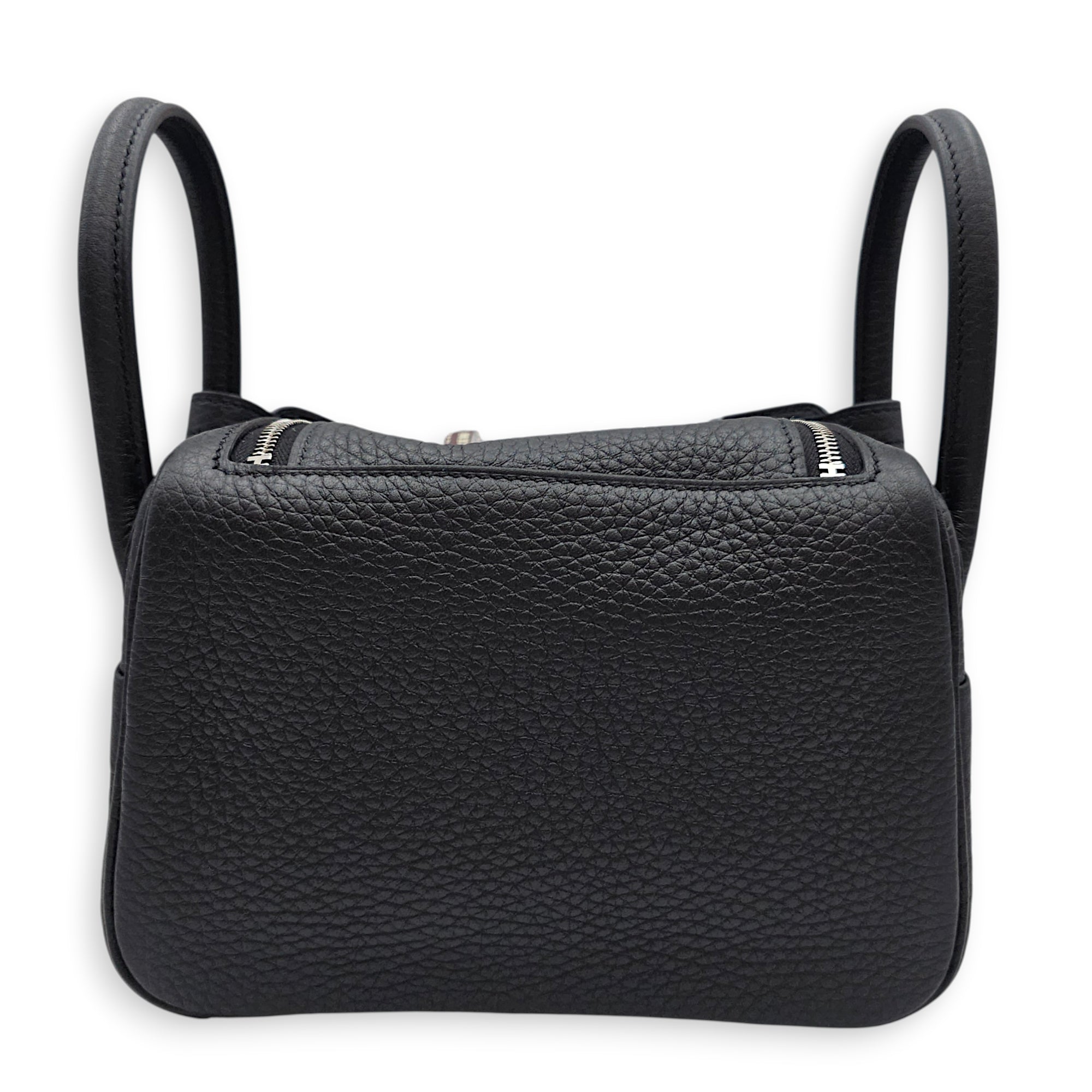 Lindy II Mini Black in Clemence Palladium hardware