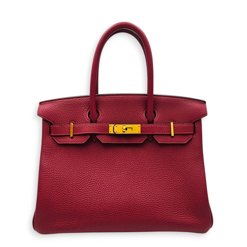 Birkin 30 Rouge Grenat in Togo Gold hardware CL2602-19570 1