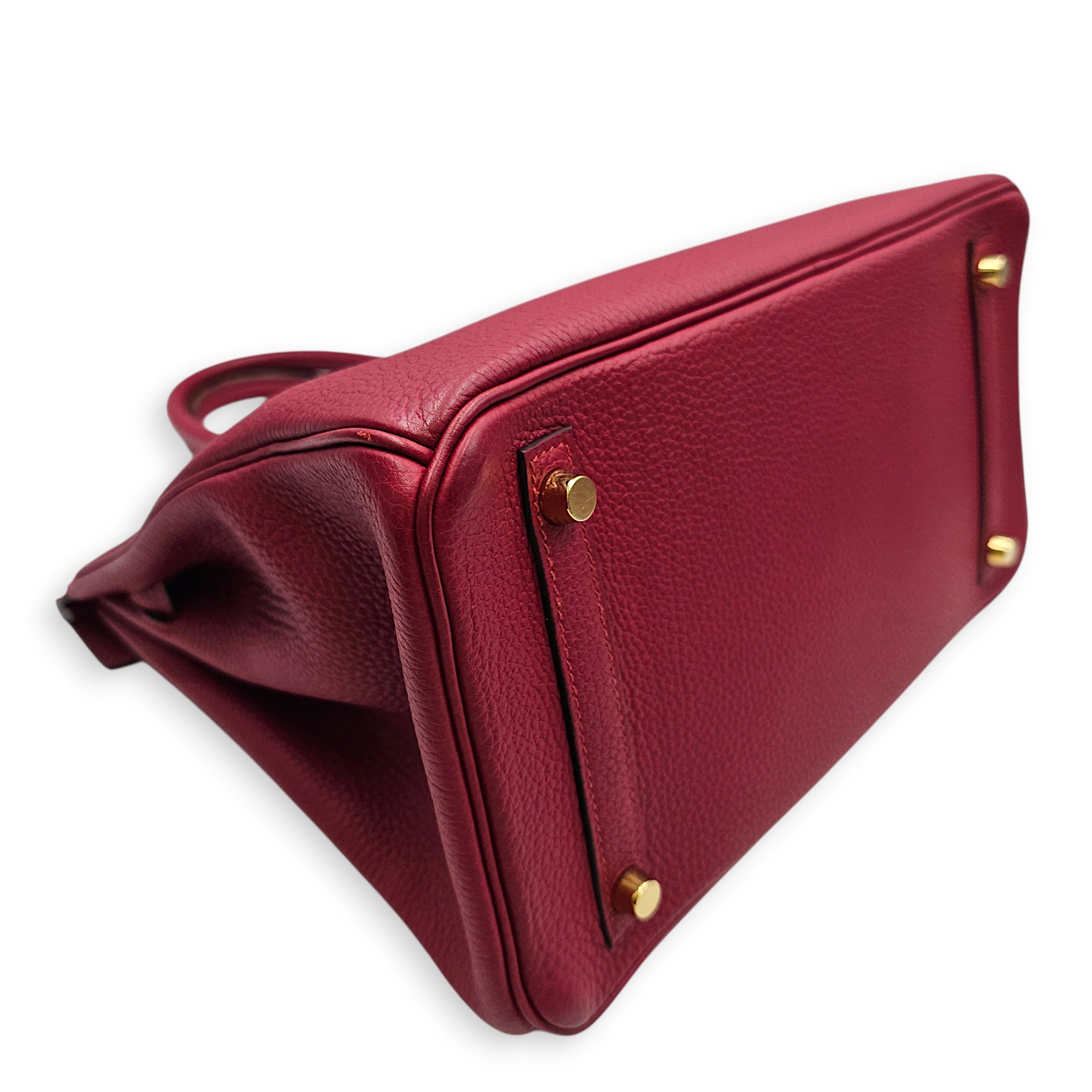 Birkin 30 Rouge Grenat in Togo Gold hardware CL2602-19570 10