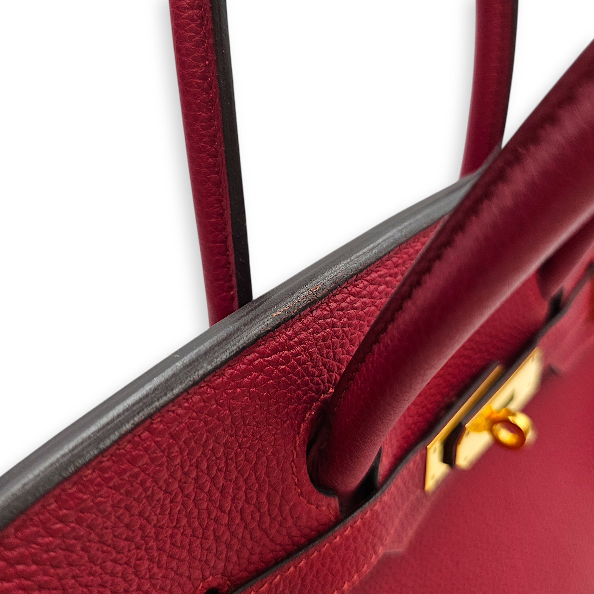 Birkin 30 Rouge Grenat in Togo Gold hardware CL2602-19570 11