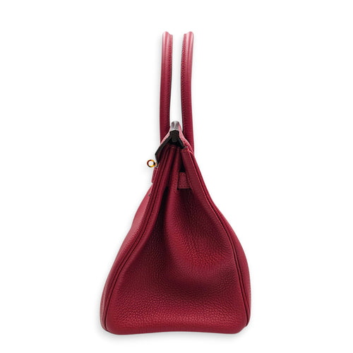 Birkin 30 Rouge Grenat in Togo Gold hardware CL2602-19570 4