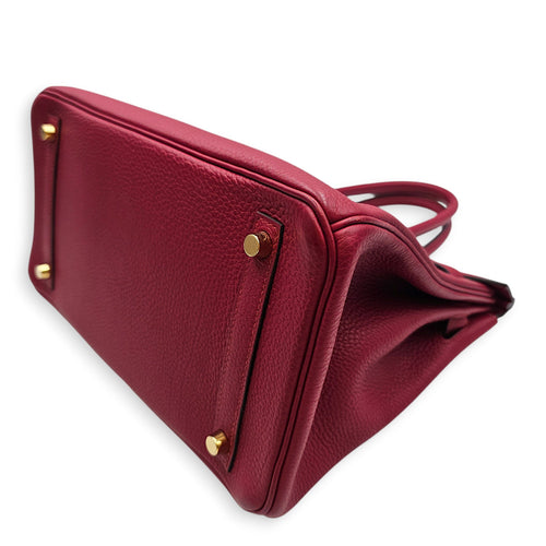 Birkin 30 Rouge Grenat in Togo Gold hardware CL2602-19570 9