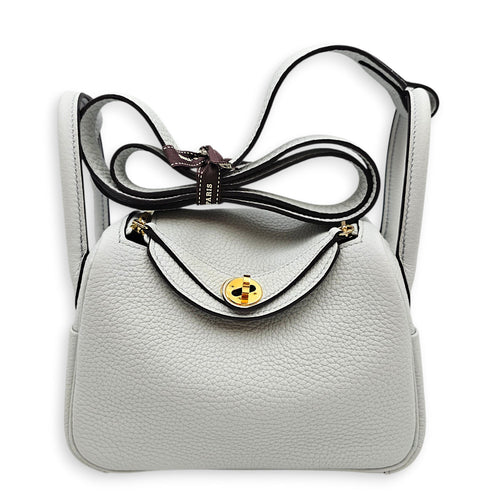 Lindy Mini Blue Pale in Clemence Gold hardware CL2602-19579 1