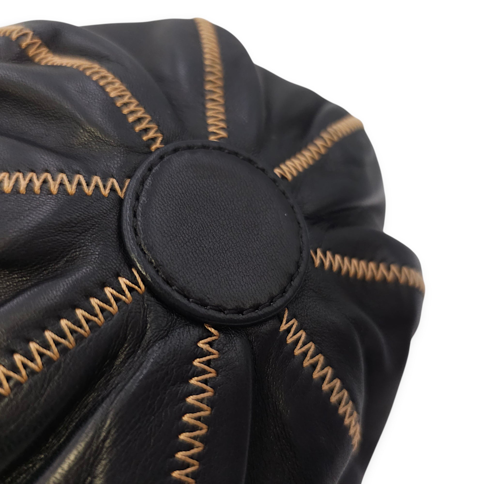 Sac Cordon Mini Black Pouch in Lambskin Palladium hardware CL2602-19581 12