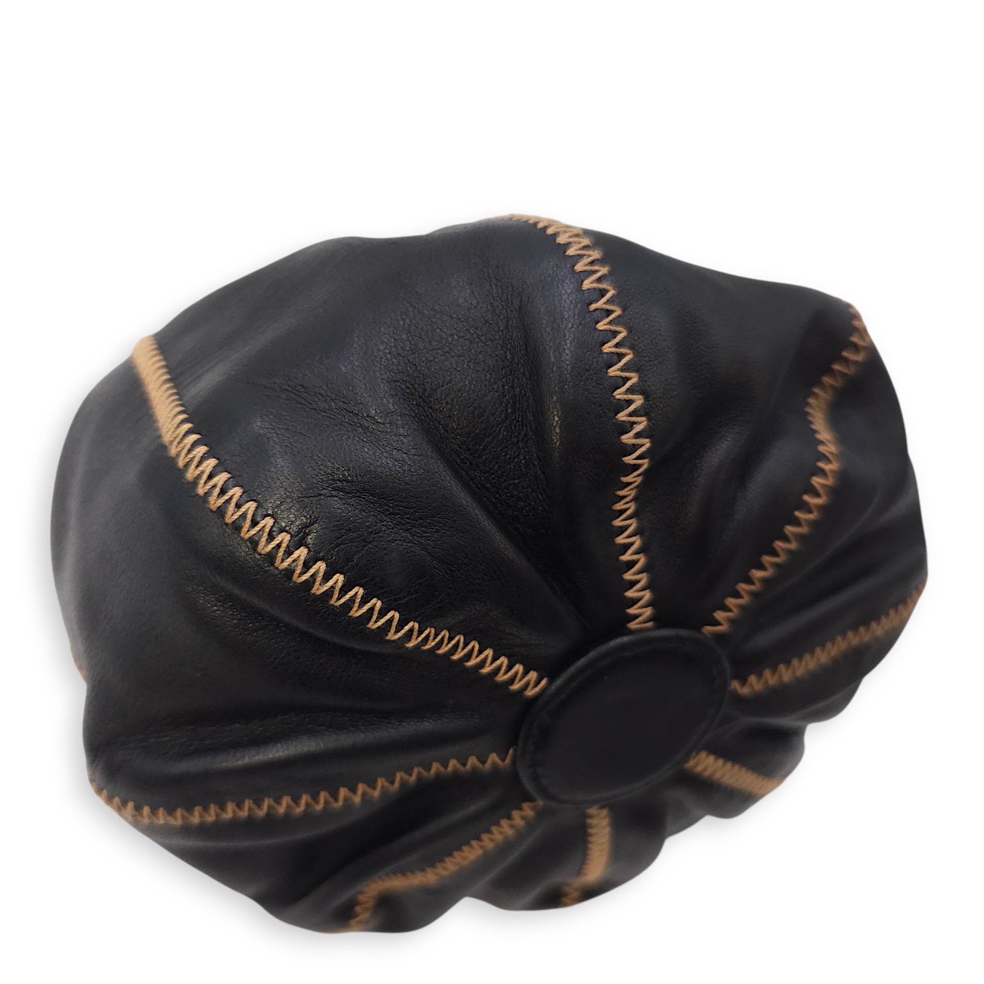 Sac Cordon Mini Black Pouch in Lambskin Palladium hardware CL2602-19581 9