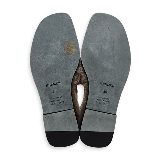 Oran 36 Etoupe Sandals in Shearling CL2602-19594 3