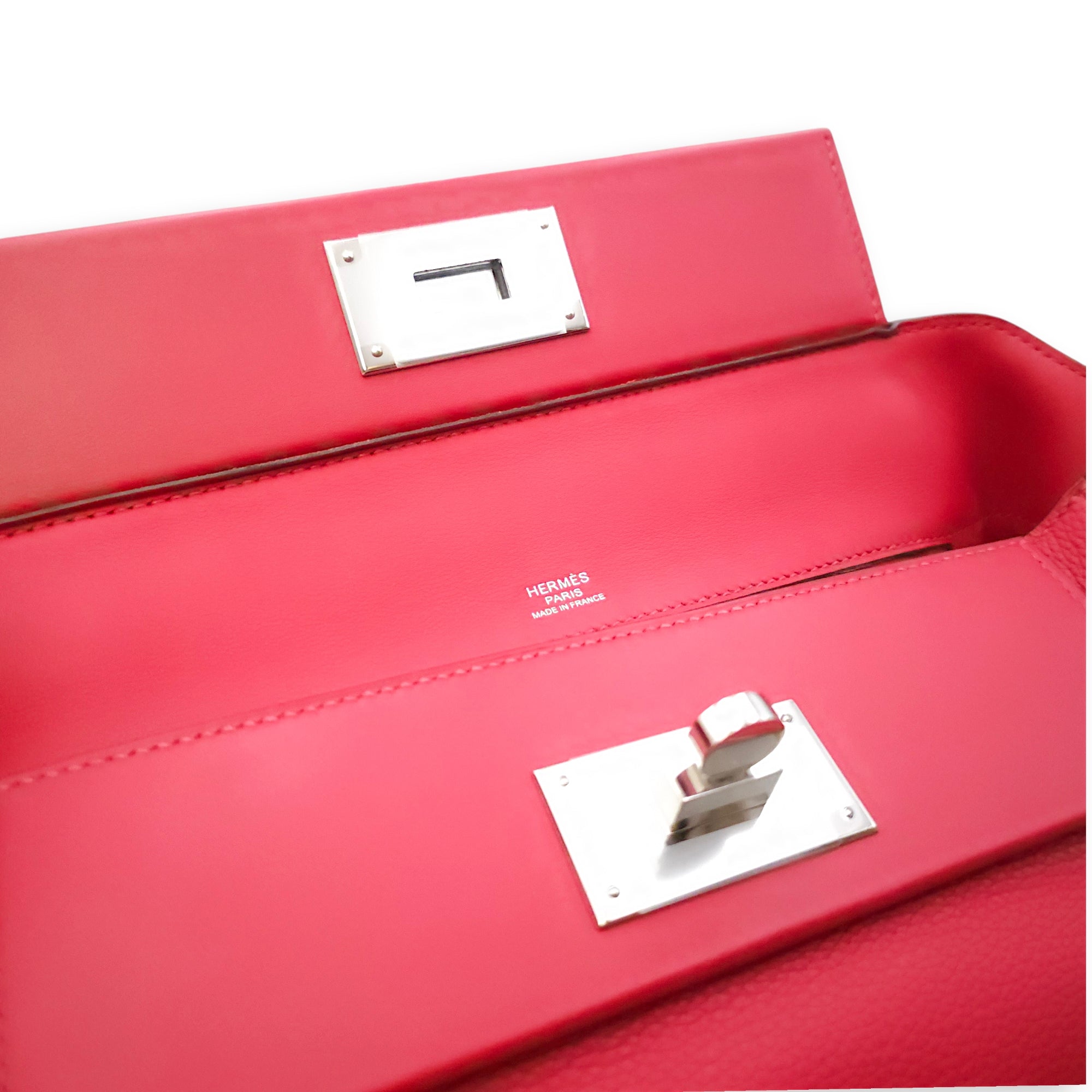 24/24 29 Rouge Piment/Rouge de coeur in Togo/Swift Palladium hardware CL2602-19595 14