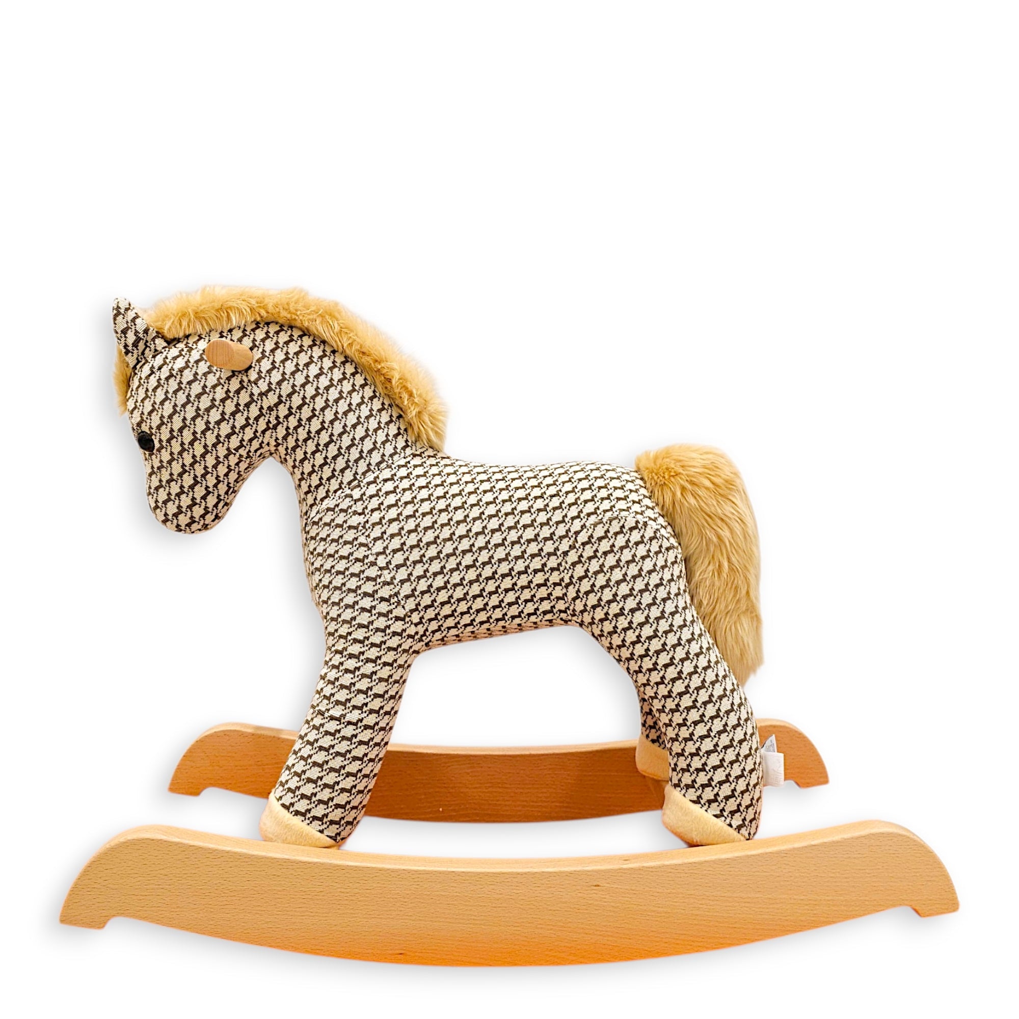 Hermy Cheval Pixel Rocking Horse Naturel Toy CL2602-19627 2