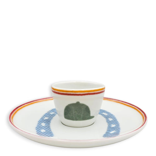 Saut Hermès Egg Cup and Saucer Tableware CL2602-19645 1