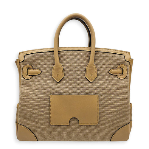 Cargo Birkin 25 Beige Marfa/Poussiere in Swift/Toile Palladium hardware CL2602-19654 2