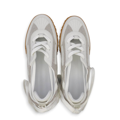 Mascot 37 Blanc/Prunoir Sneakers in Calfskin CL2602-19671 1