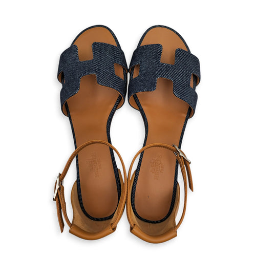 Encens 50 37 Blue Sandals in Calfskin CL2602-19672 1