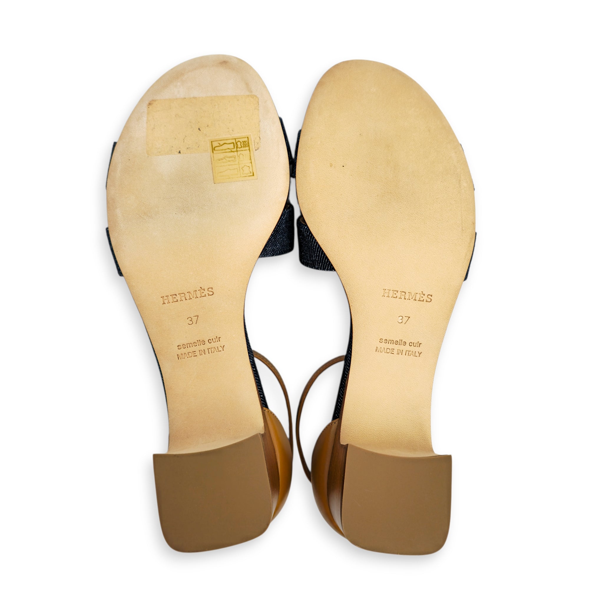 Encens 50 37 Blue Sandals in Calfskin CL2602-19672 3