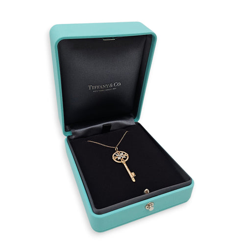 Victoria Key Pendant Necklace in Rose Gold Hardware CL2602-19673 3