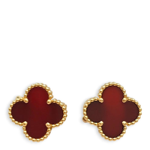 Vintage Alhambra Earrings Earrings in Red
