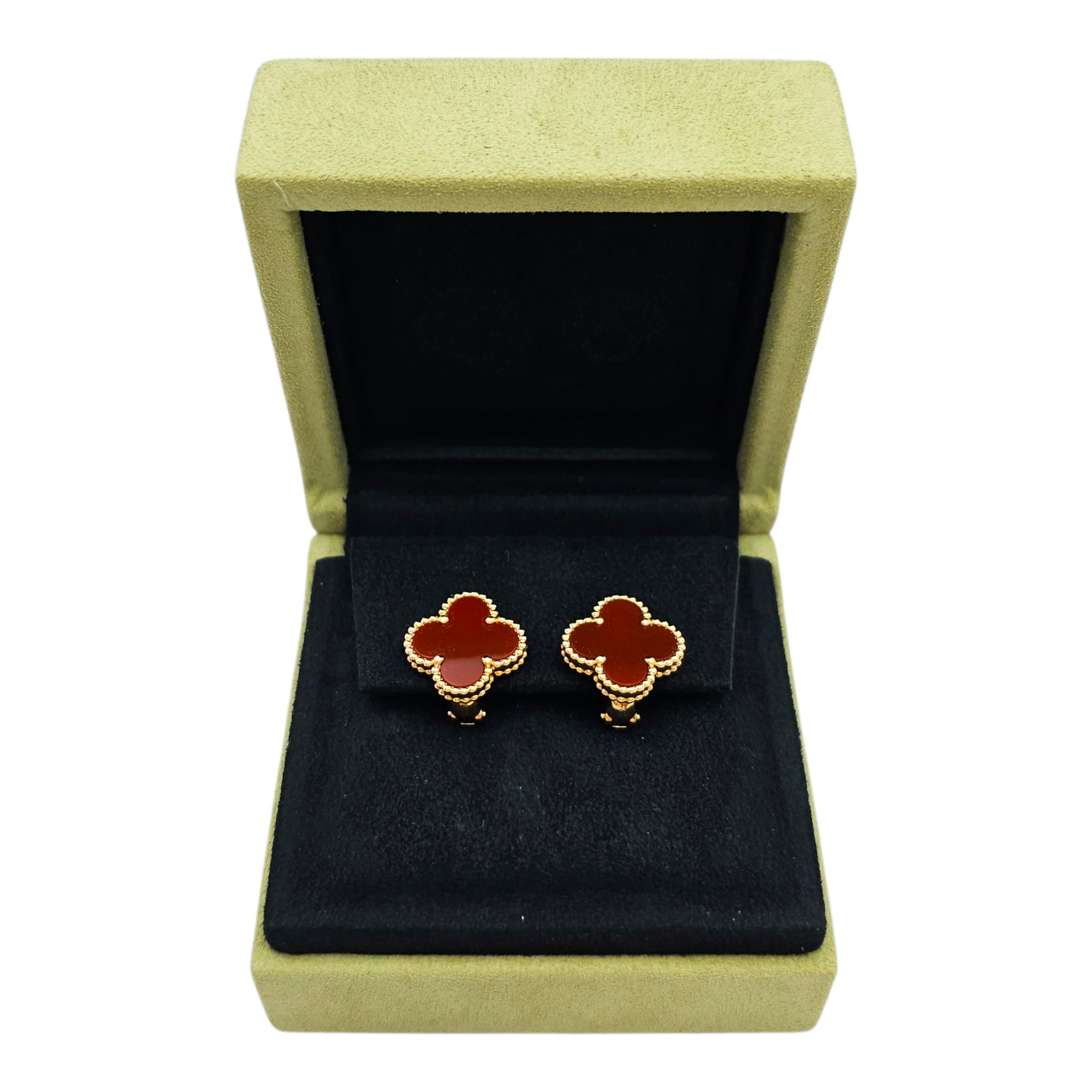 Vintage Alhambra Earrings Earrings in Red
