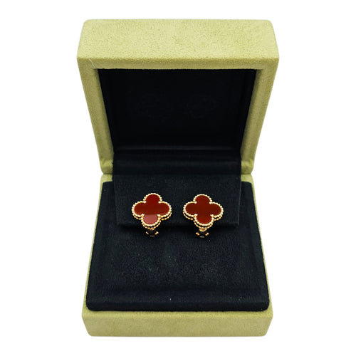 Vintage Alhambra Earrings in Red CL2602-19702 3