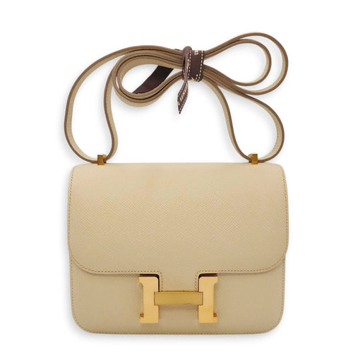 Constance 18 Craie in Epsom Rose Gold hardware CL2602-19706 1