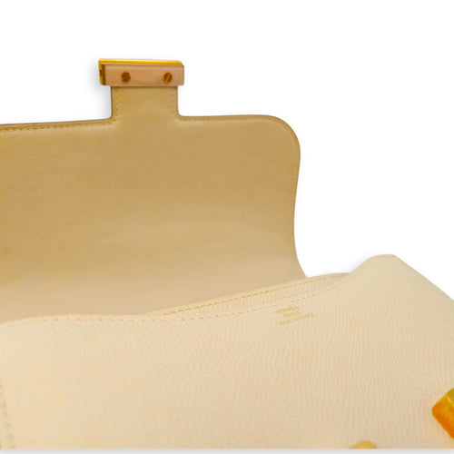 Constance 18 Craie in Epsom Rose Gold hardware CL2602-19706 13