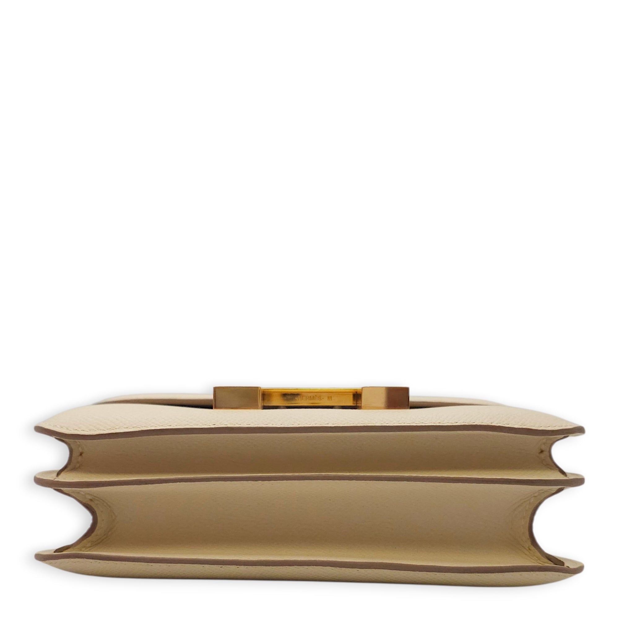 Constance 18 Craie in Epsom Rose Gold hardware CL2602-19706 5