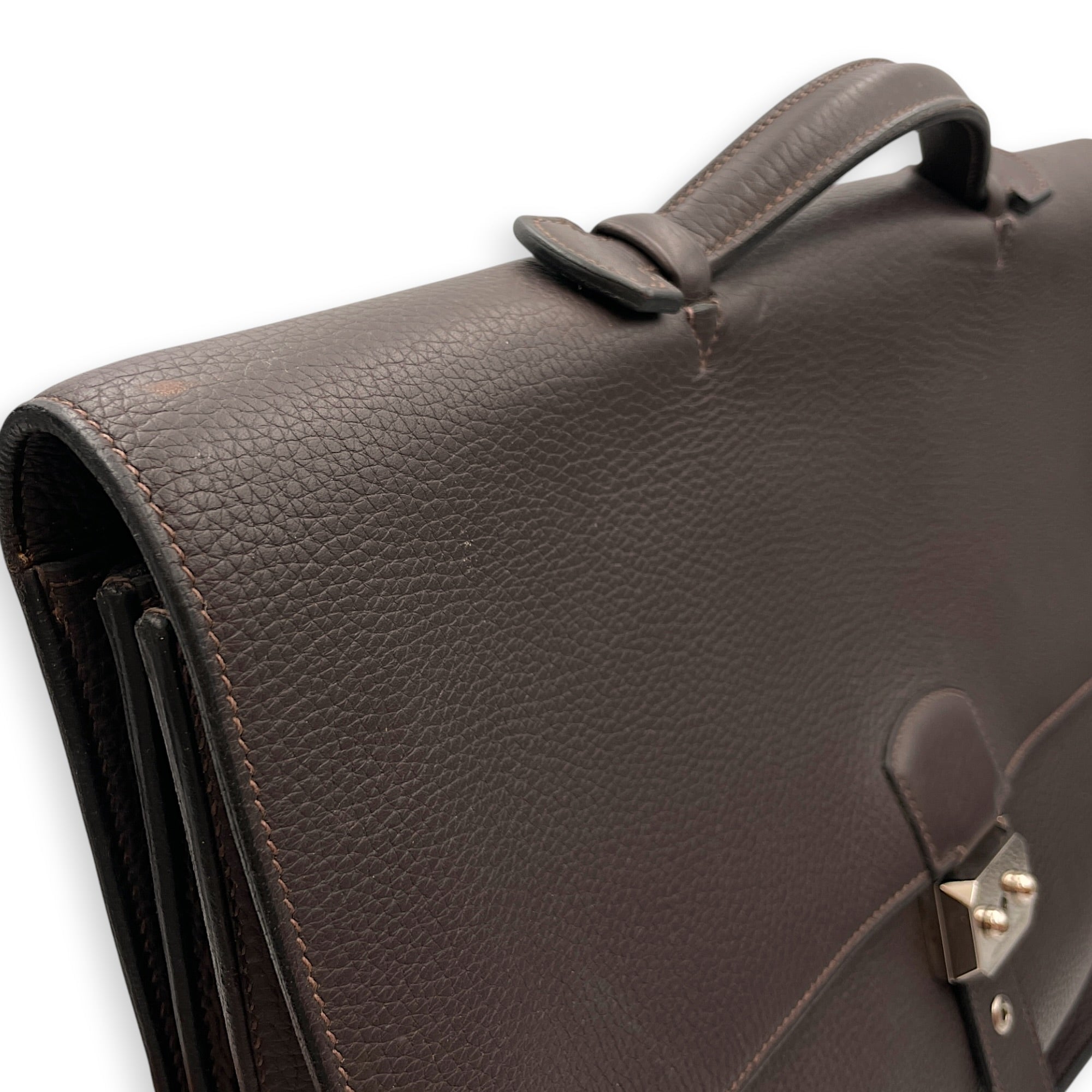 Sac a Depeches 41 Ebene in Fjord Palladium hardware