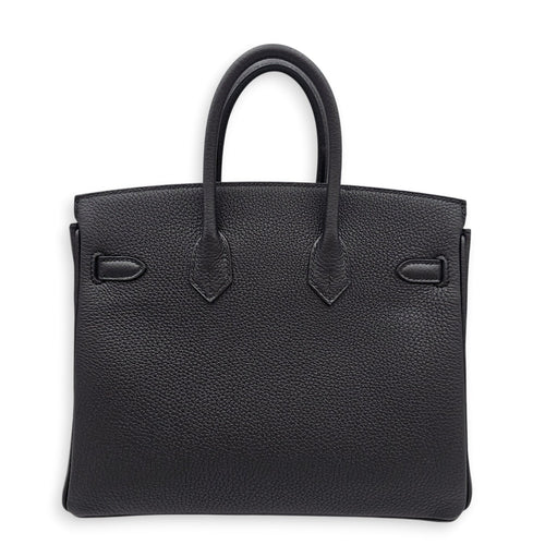 Birkin 25 Black in Togo Permabrass hardware CL2603-19725 2