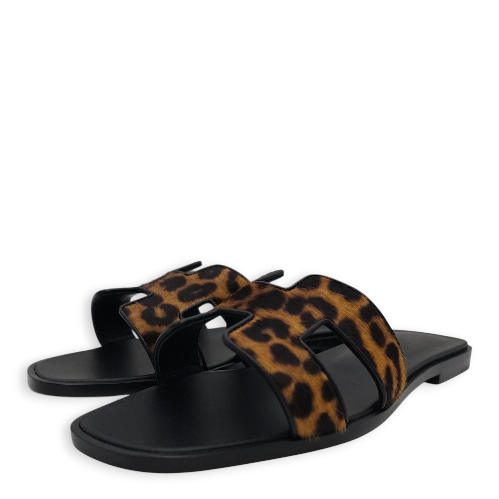 Oran 37.5 Gold/Noir Sandals in Moire Calf CL2603-19740 2