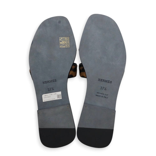 Oran 37.5 Gold/Noir Sandals in Moire Calf CL2603-19740 3